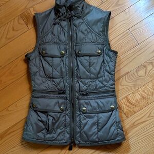 Ralph Lauren Lhaki Green Quilted Women's Vest XS